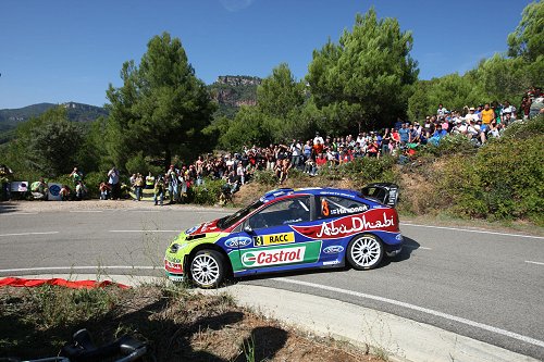 Mikko Hirvonen behoudt leiding in WRC